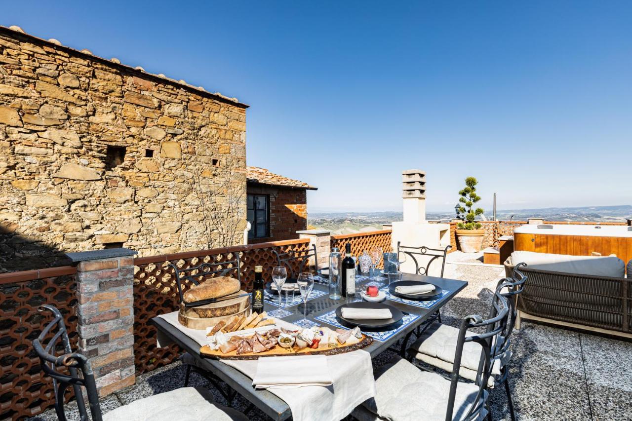 Agri Apartment La Terrazza La Ripadoro Chianni Bagian luar foto